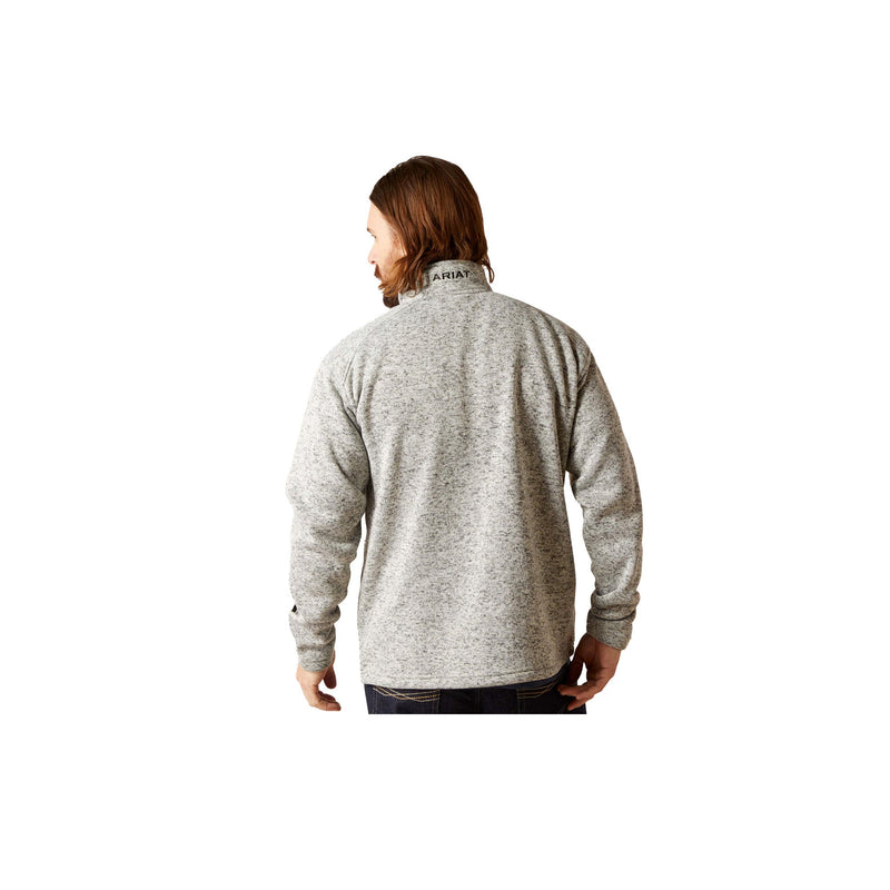 Load image into Gallery viewer, Ariat Caldwell Logo 1/4 Zip Sweater Back View