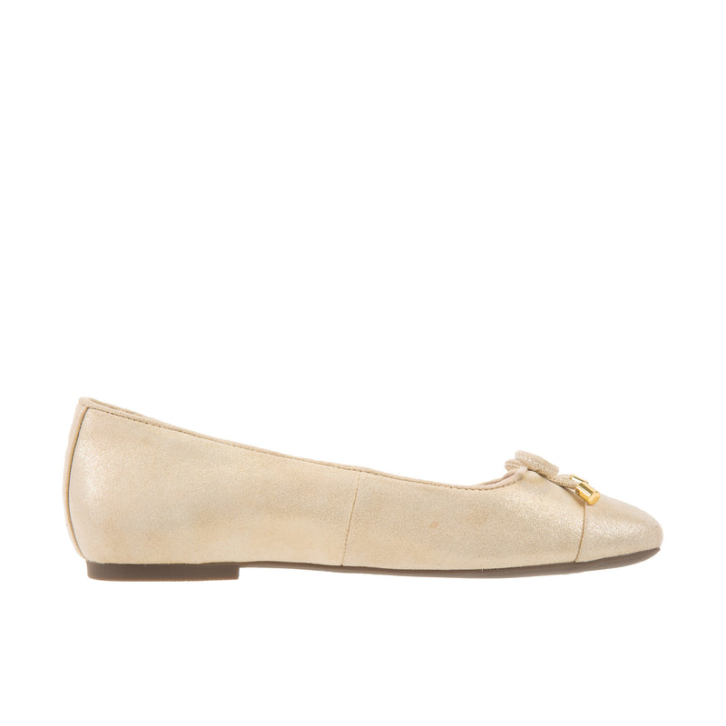 Load image into Gallery viewer, Vionic Womens Klara Ballet Flat Gold