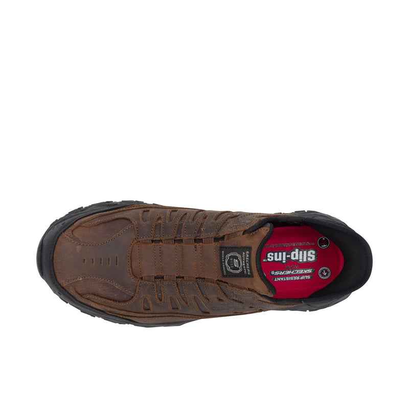 Load image into Gallery viewer, Skechers Slip-Ins - Holdredge - Ryker Carbon Toe Brown