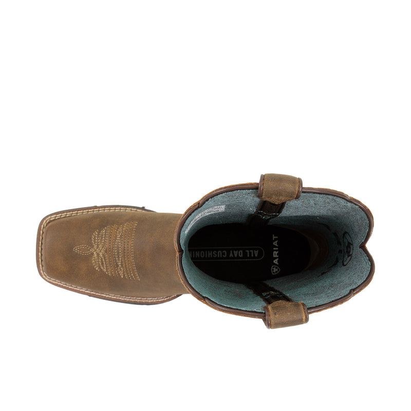 Load image into Gallery viewer, Ariat Round Up Wide Square Toe Top View