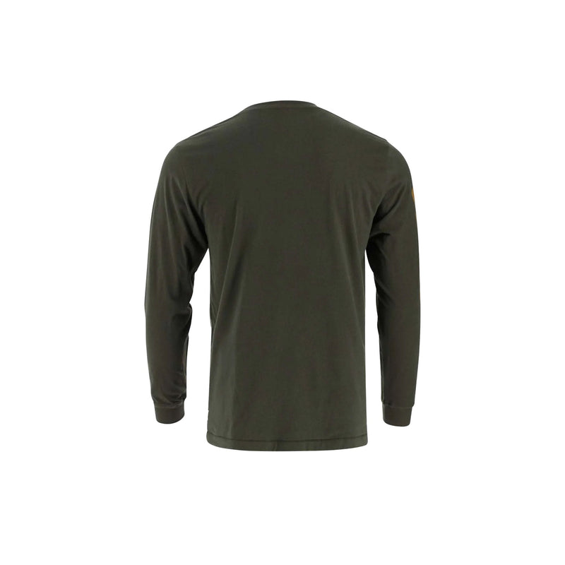 Load image into Gallery viewer, Thorogood Wheel Script Logo Long Sleeve Tee Back View