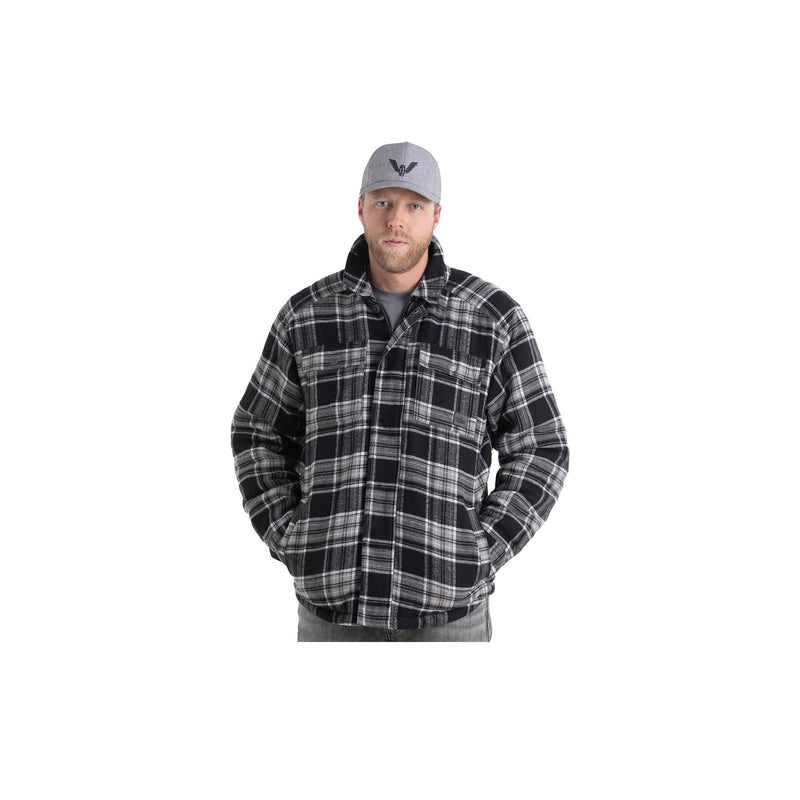 Load image into Gallery viewer, Thorogood Merrill Heavyweight Berber Lined Shirt Jacket Front View