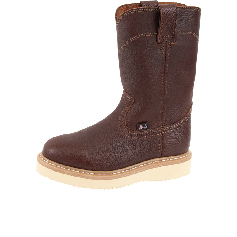 Load image into Gallery viewer, Justin Axe 10 Inch Wedge Soft Toe Left Angle View