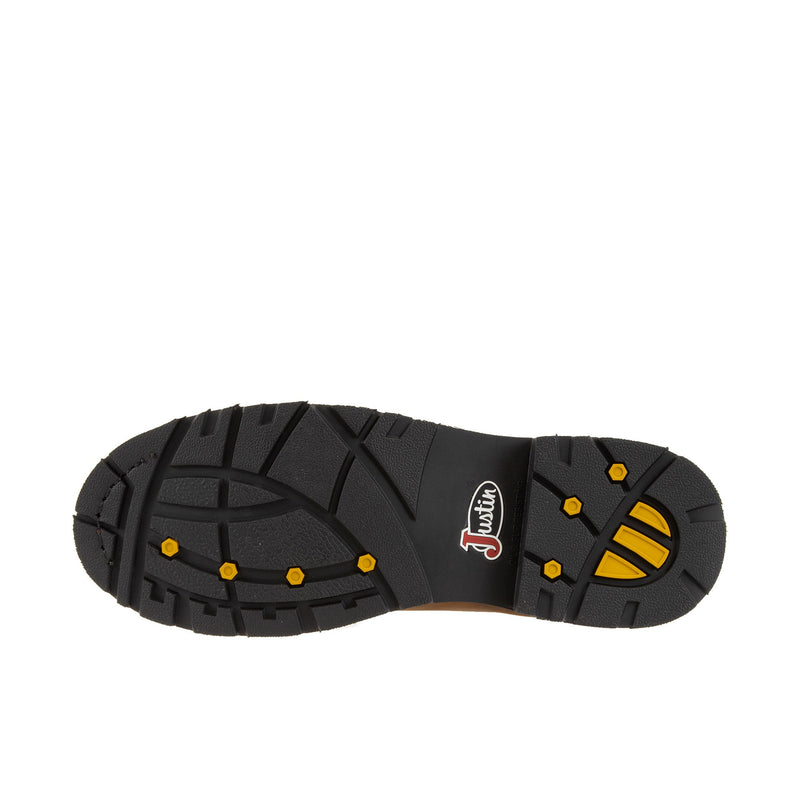 Load image into Gallery viewer, Justin Drywall 10 Inch Soft Toe Bottom View
