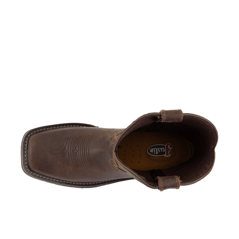 Load image into Gallery viewer, Justin Driller 11 Inch Soft Toe Top View