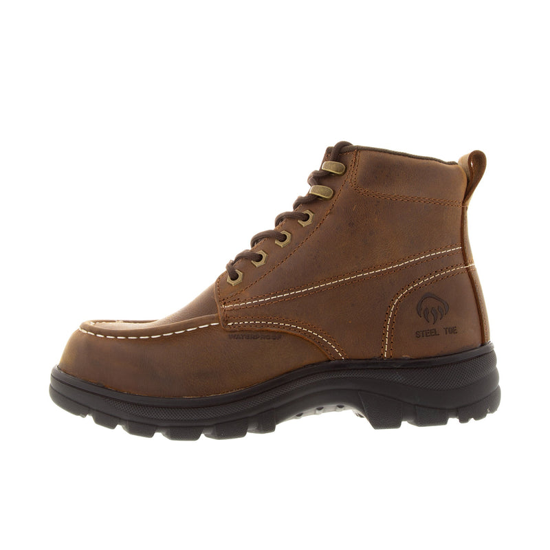 Load image into Gallery viewer, Wolverine Carlsbad Moc Toe Steel Toe Left Profile