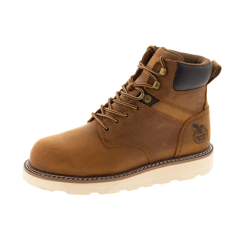 Load image into Gallery viewer, Georgia Boot Core 37 Wedge Steel Toe Left Angle View