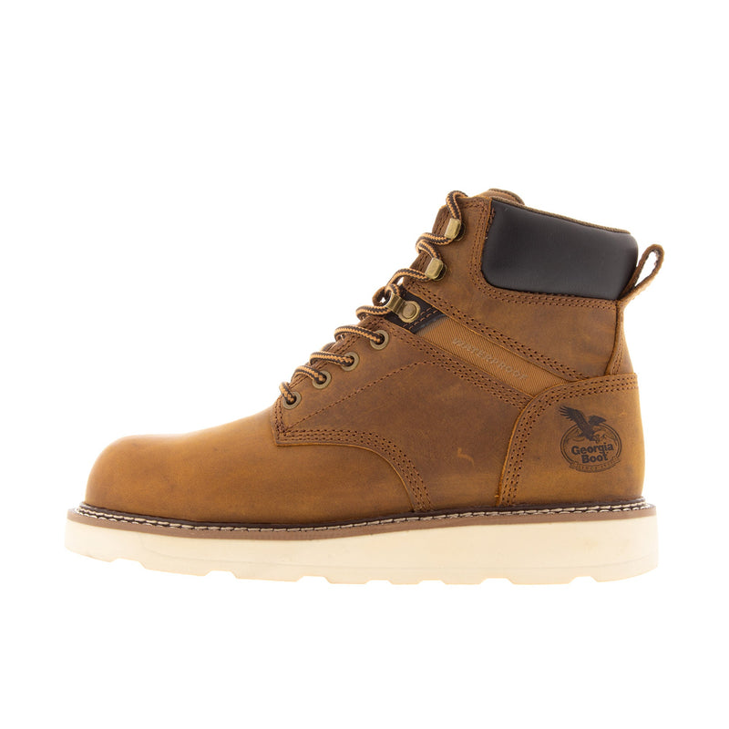 Load image into Gallery viewer, Georgia Boot Core 37 Wedge Steel Toe Left Profile