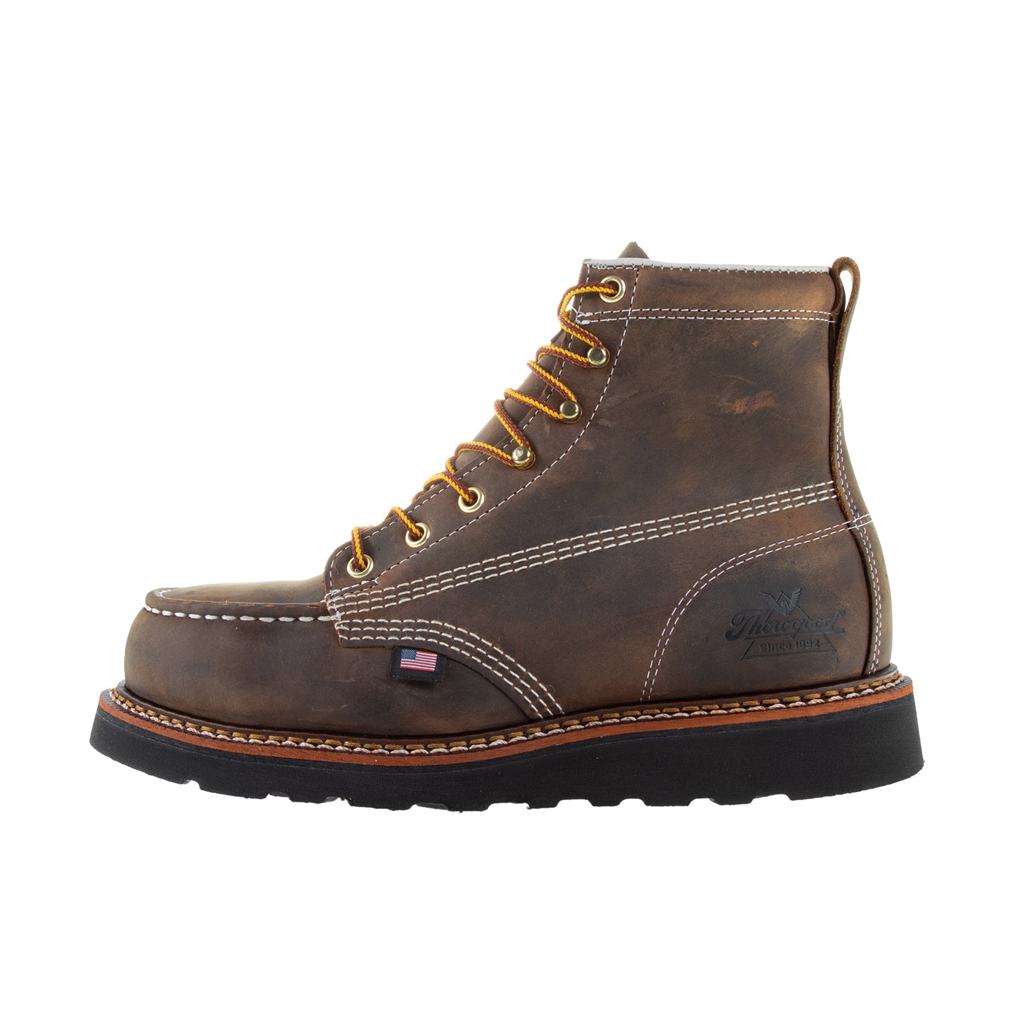 Thorogood American Heritage 6 In Steel Toe Crazy Horse – Shoeteria