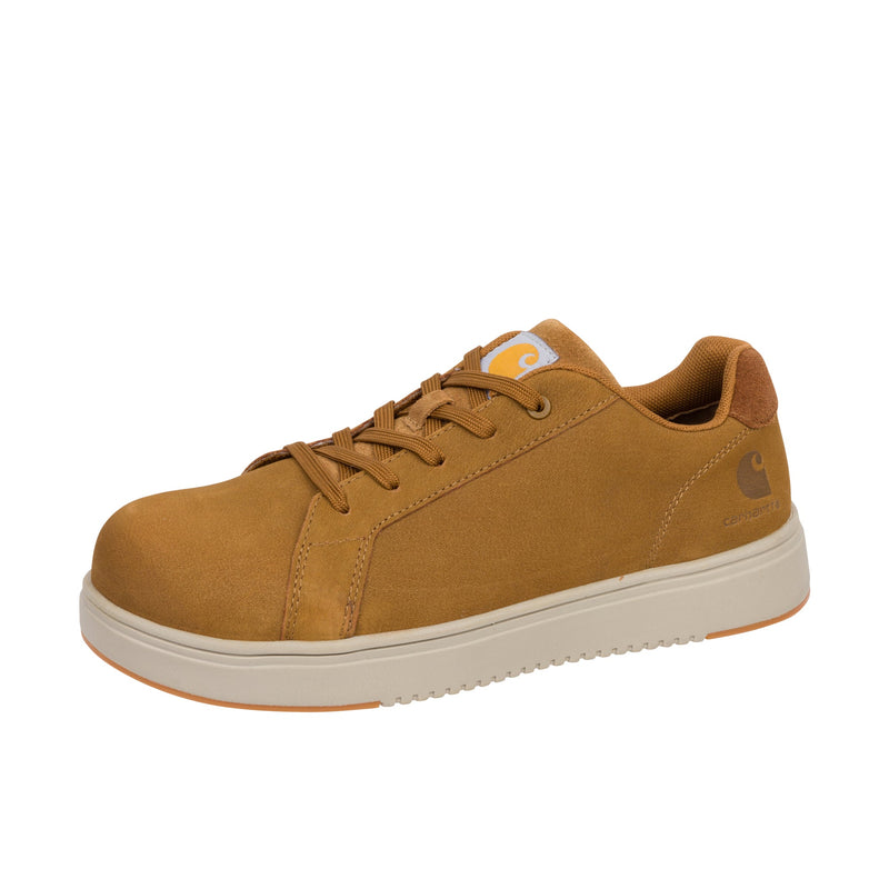 Load image into Gallery viewer, Carhartt Detroit Leather Work Sneaker Composite Toe Left Angle View