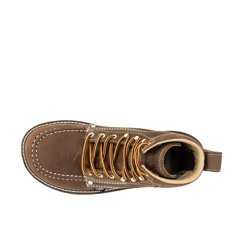 Load image into Gallery viewer, Keen Utility Liberty 6 Inch Carbon Toe Chestnut Gum