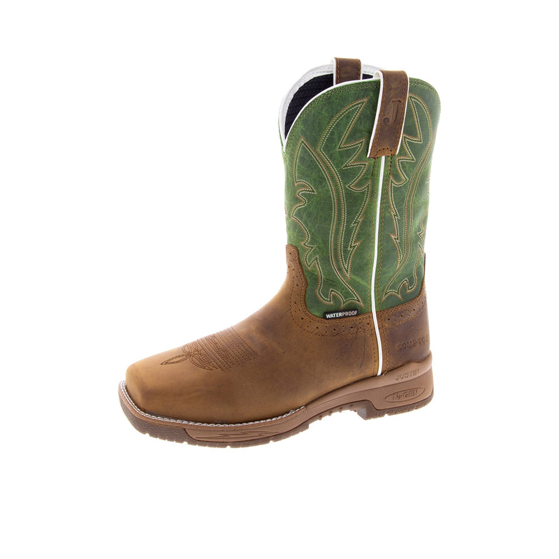 Load image into Gallery viewer, Justin Nitread Square 11 Inch Composite Toe Left Angle View