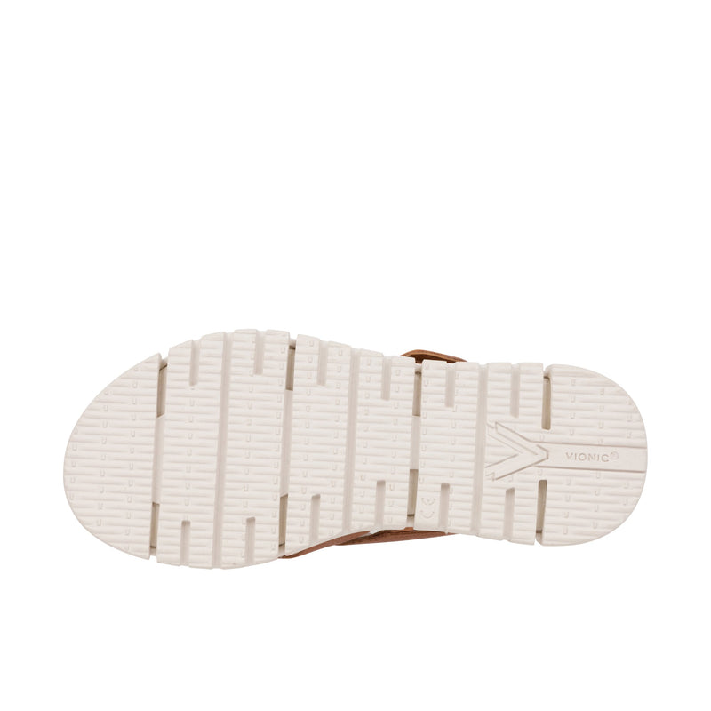 Load image into Gallery viewer, Vionic Womens Uptown Sunset Wedge Sandal Tan