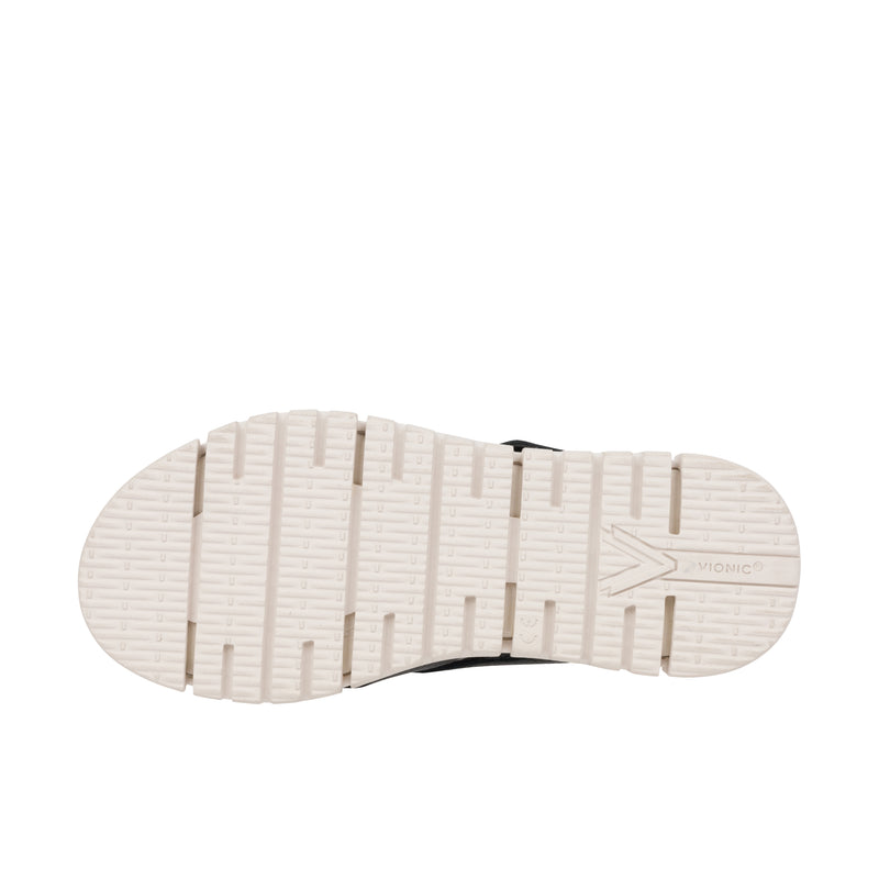 Load image into Gallery viewer, Vionic Womens Uptown Sunset Wedge Sandal Black