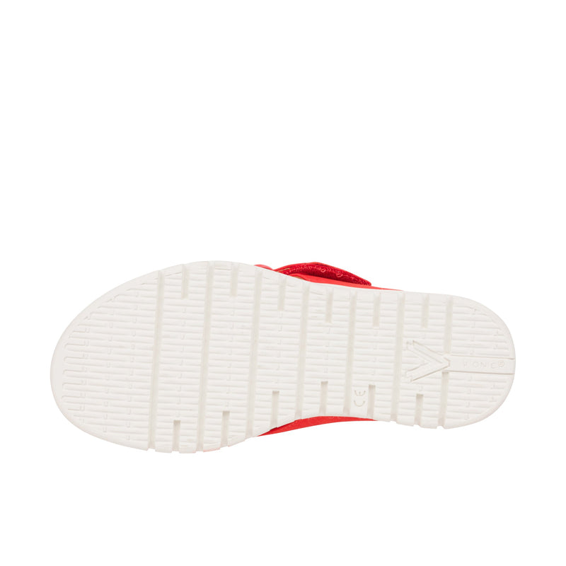 Load image into Gallery viewer, Vionic Womens Uptown Marin Toe Post Sandal Cherry Tomato