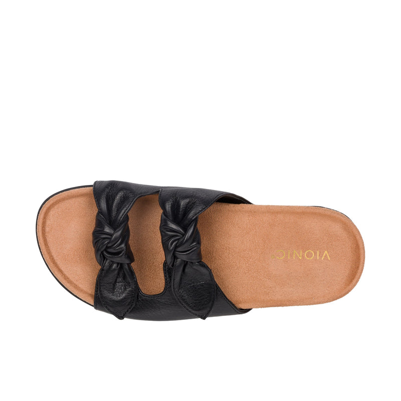 Load image into Gallery viewer, Vionic Womens Elara Slide Sandal Black