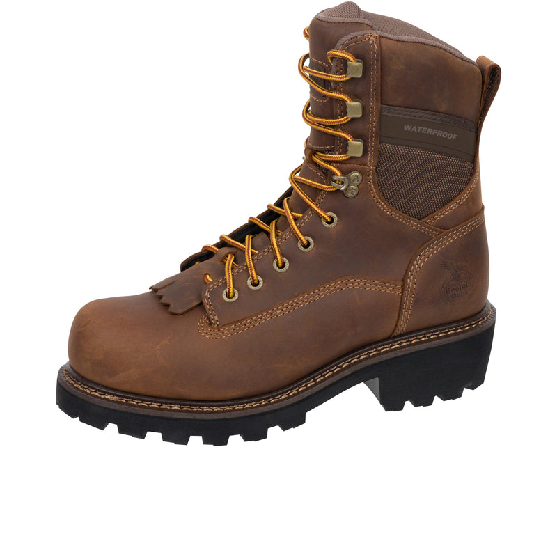 Load image into Gallery viewer, Georgia Boot 9 Inch Core 37 Logger Composite Toe Left Angle View