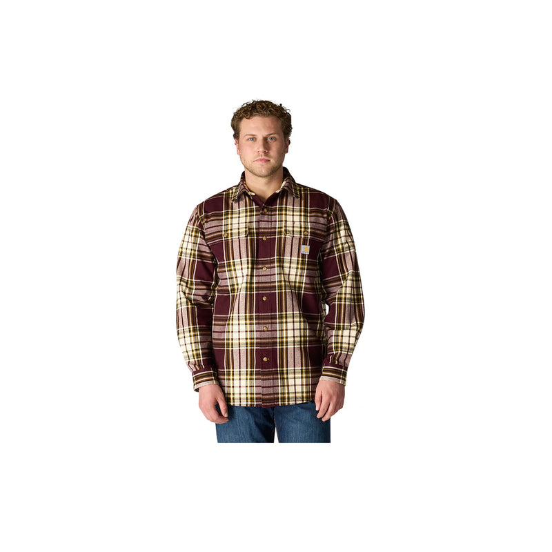 Load image into Gallery viewer, Carhartt Loose Fit Heavyweight Flannel Long Front View