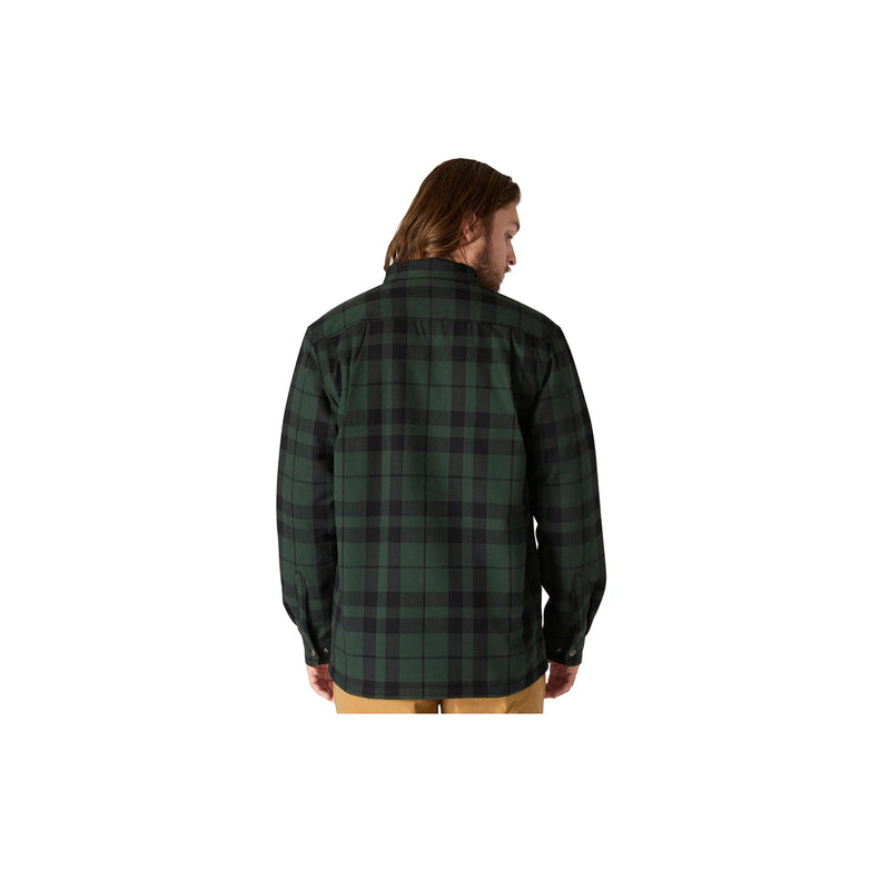 Load image into Gallery viewer, Carhartt Relaxed Fit Flannel Sherpa-Lined Shirt Jac Forestry Green