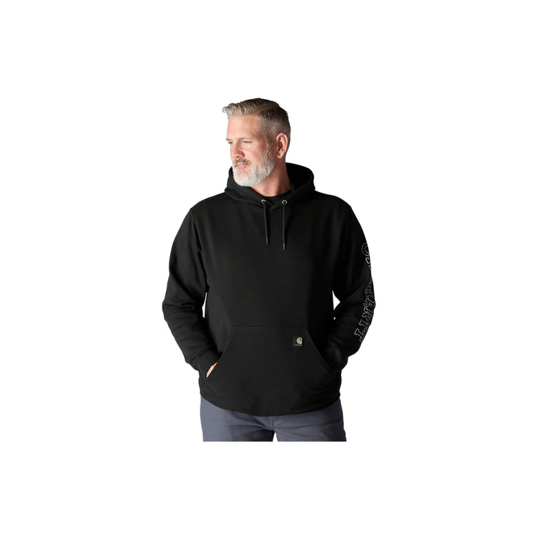 Load image into Gallery viewer, Carhartt Loose Fit Midweight Camo Graphic Sweatshirt Black