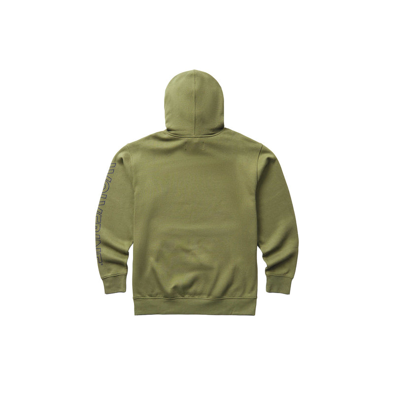 Load image into Gallery viewer, Wolverine Graphic Hoody Sleeve Open Logo Back View