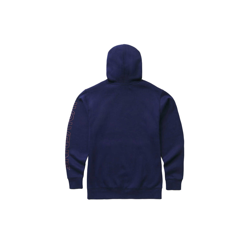 Load image into Gallery viewer, Wolverine Graphic Hoody Sleeve Open Logo Back View