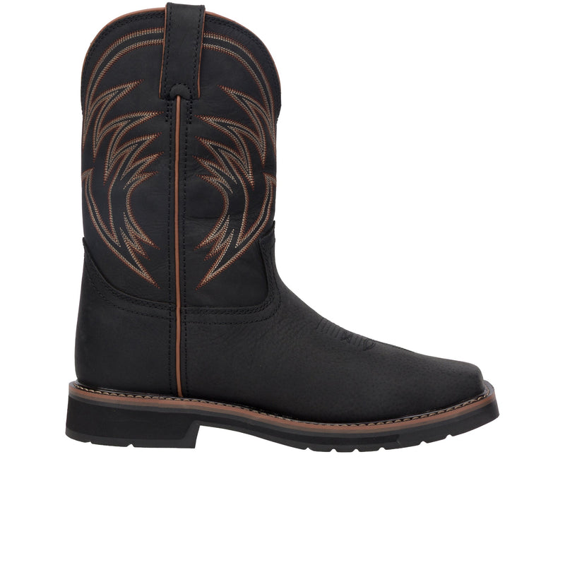 Load image into Gallery viewer, Justin Widowmaker 11 Inch Square Toe Steel Toe Black