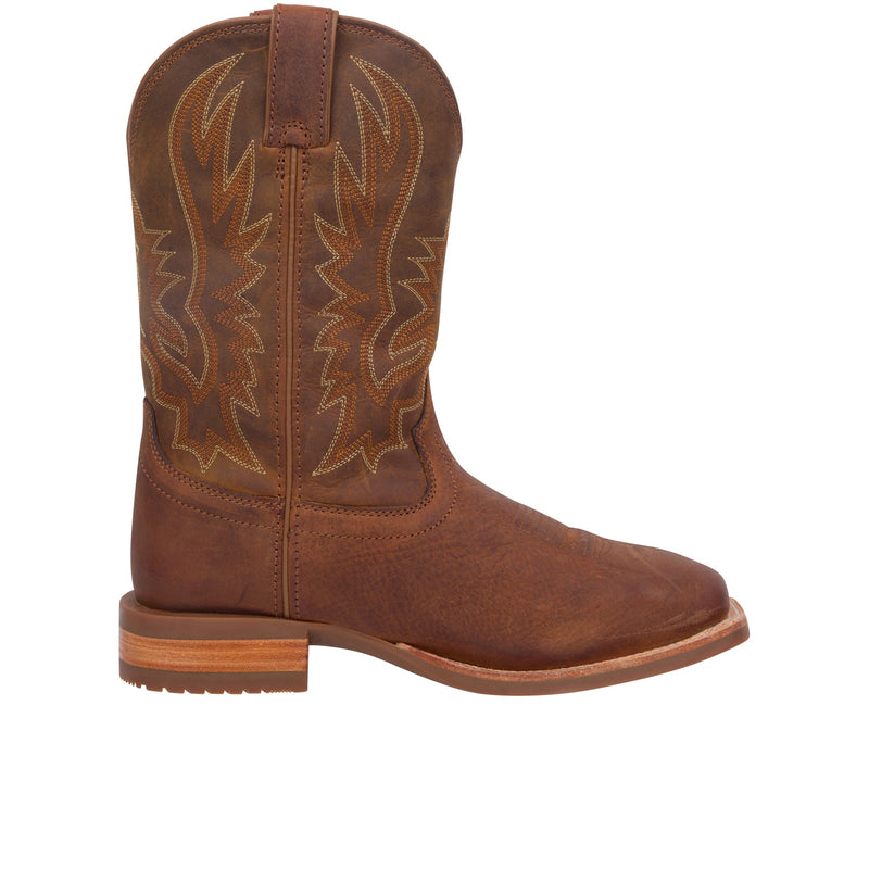 Load image into Gallery viewer, Justin Outlaw 11 Inch Wide Square Toe Rustle Chestnut