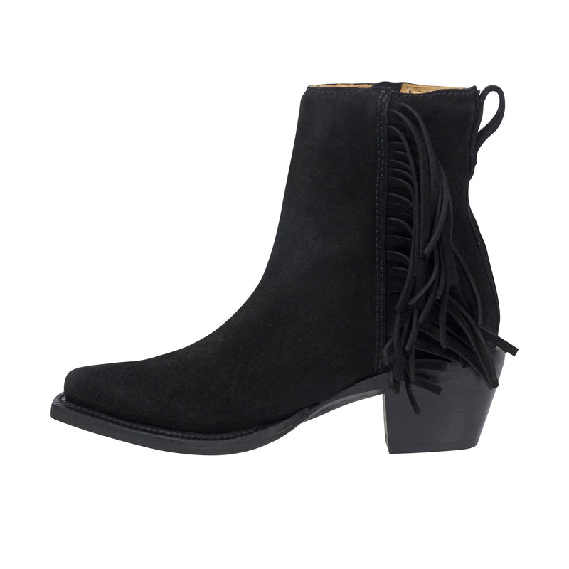 Load image into Gallery viewer, Justin Womens Bev 7 Inch Bootie Black