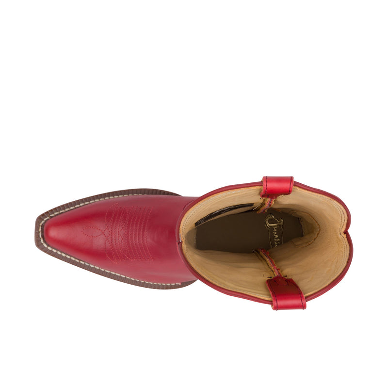 Load image into Gallery viewer, Justin Womens Vintage 13 Inch Snip Toe Faye Red