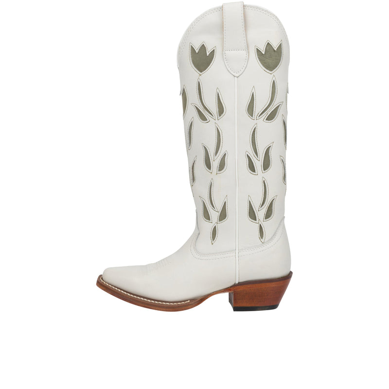 Load image into Gallery viewer, Justin Womens May 15 Inch Western Vintage White