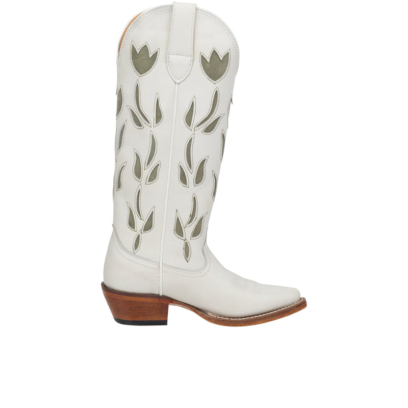 Load image into Gallery viewer, Justin Womens May 15 Inch Western Vintage White