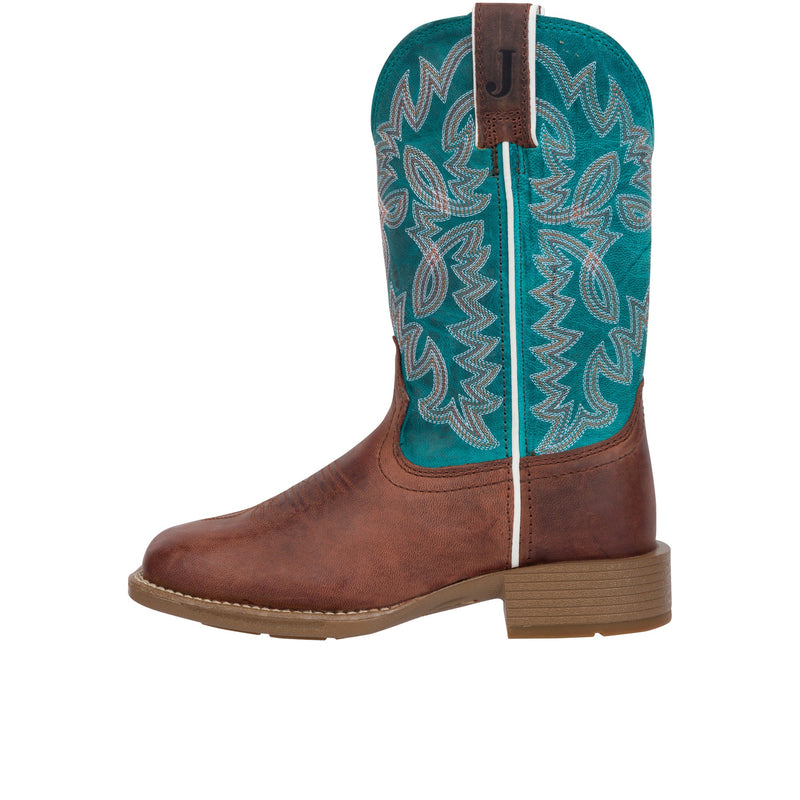 Load image into Gallery viewer, Justin Womens Ashtyn 11 Inch Western Wide Square Toe Walnut (Brown)