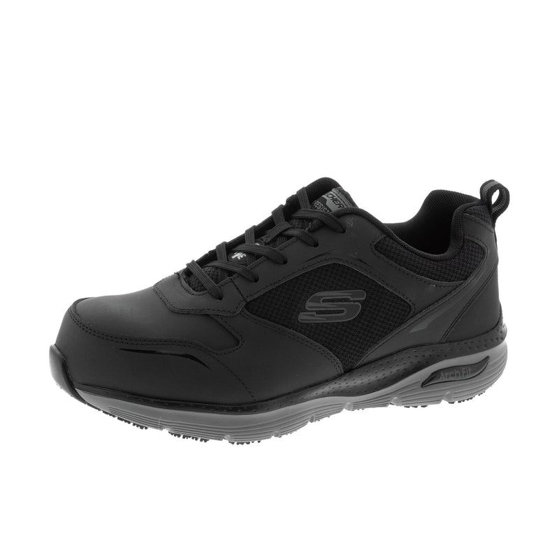 Load image into Gallery viewer, Skechers Arch Fit Sr~Angis Composite Toe Left Angle View