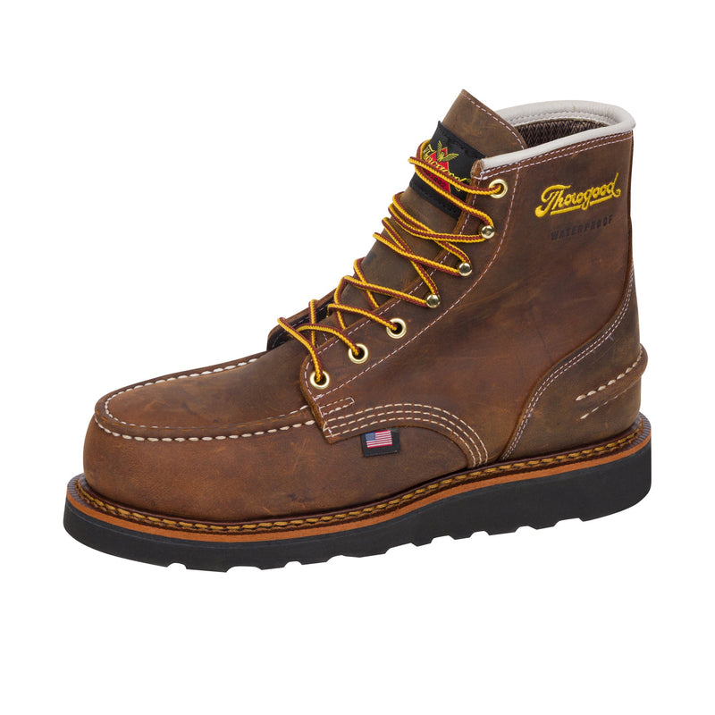 Load image into Gallery viewer, Thorogood 1957 Series 8 Inch Moc Toe Steel Toe Crazy Horse