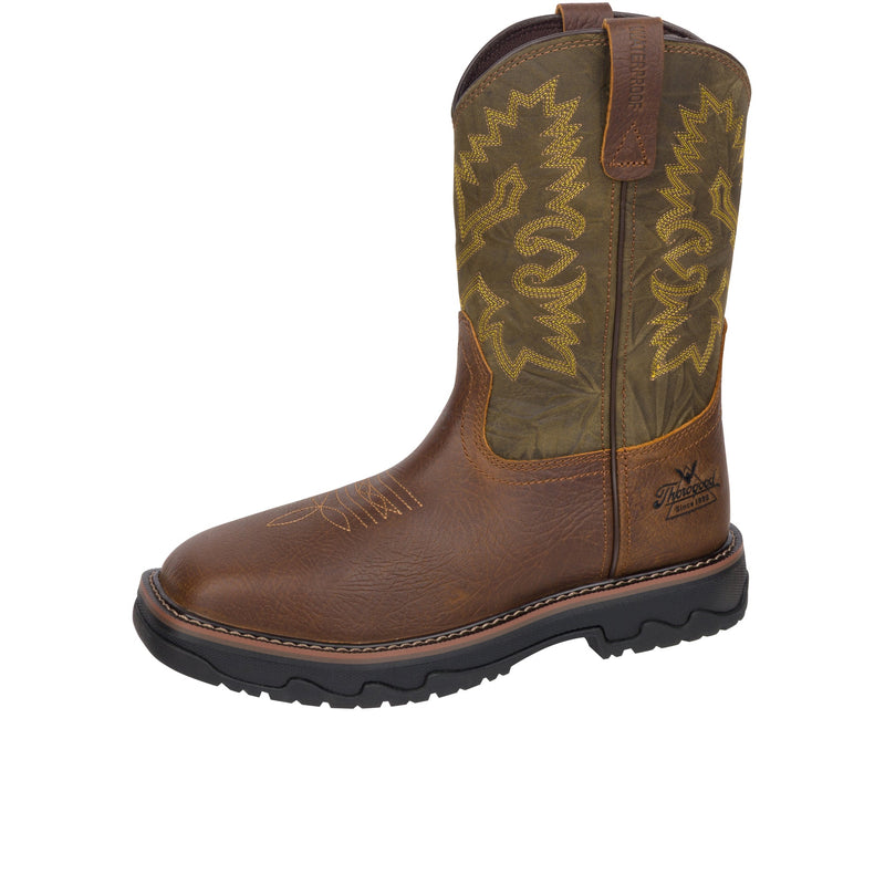 Load image into Gallery viewer, Thorogood Buffalo Ridge Square Toe Composite Toe Brown Sage