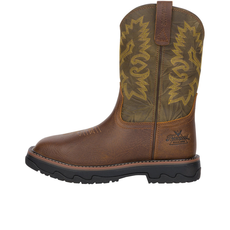 Load image into Gallery viewer, Thorogood Buffalo Ridge Square Toe Composite Toe Brown Sage
