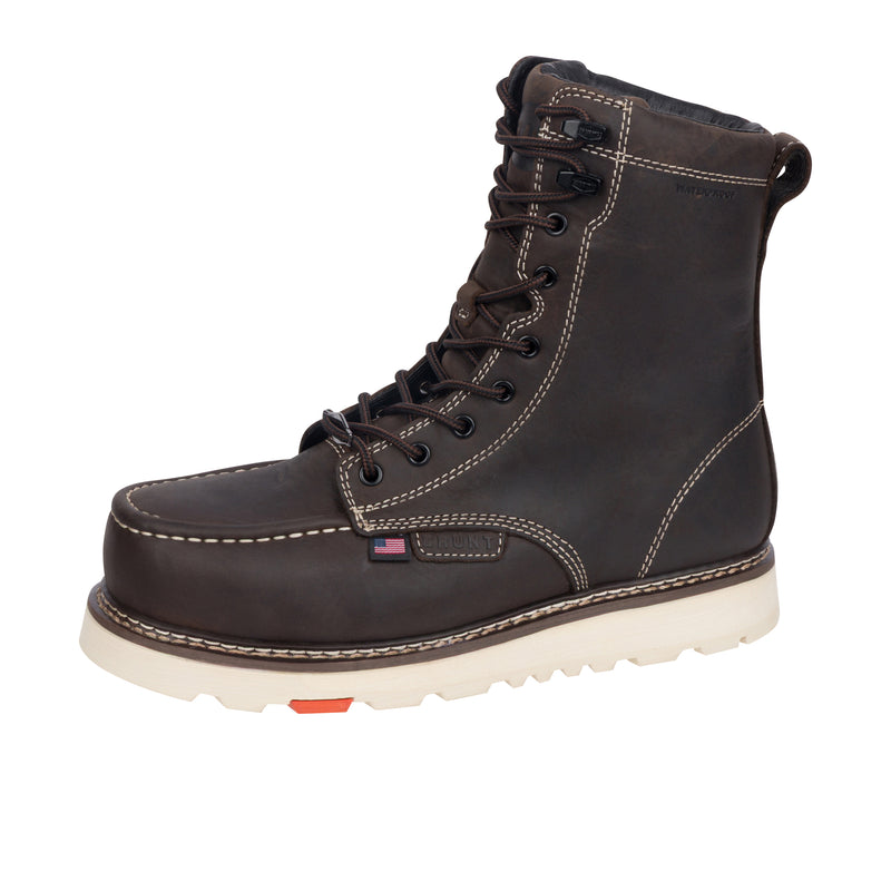 Load image into Gallery viewer, BRUNT The USA Marin 8 Inch Welted Waterproof (Comp Toe) Dark Brown