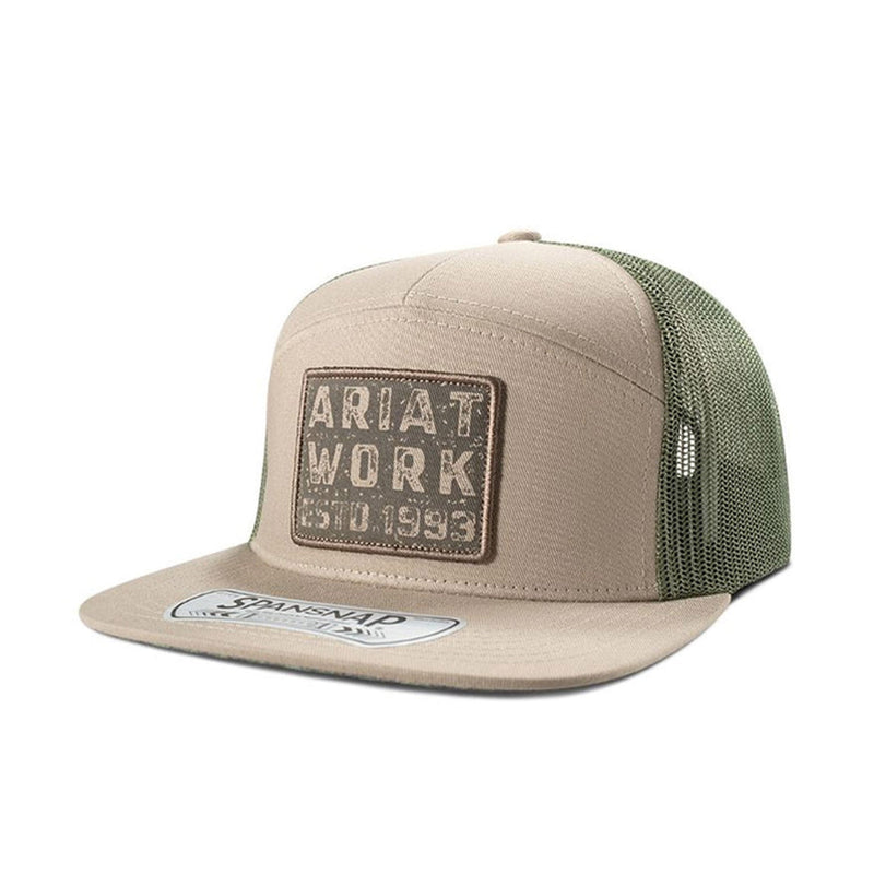 Load image into Gallery viewer, Ariat Ariat Work Span Snap Flat Bill Front View