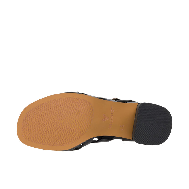 Load image into Gallery viewer, Vionic Womens Marcella Strappy Heeled Sandal Black