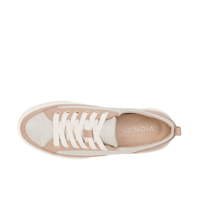 Load image into Gallery viewer, Vionic Womens Winny Sneaker Natural Gold
