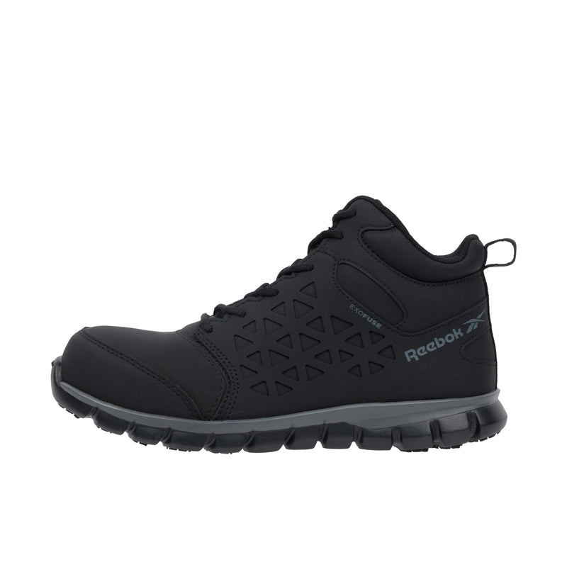 Load image into Gallery viewer, Reebok Work Sublite Cushion Work Mid Composite Toe Black Grey