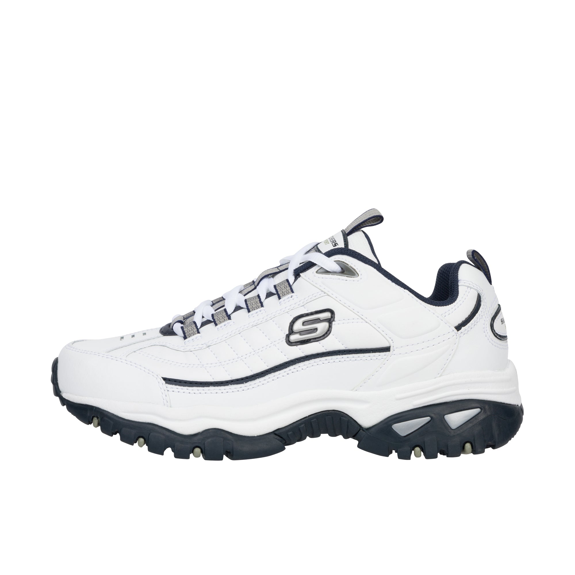 Skechers Energy After Burn White/Navy – Shoeteria