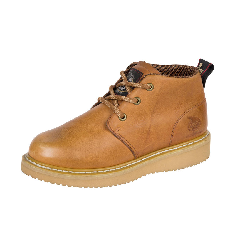 Load image into Gallery viewer, Georgia Boot Wedge Chukka Soft Toe Left Angle View
