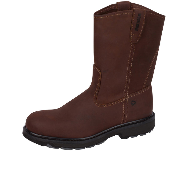 Load image into Gallery viewer, Wolverine DD Work Wellington Soft Toe Left Angle View
