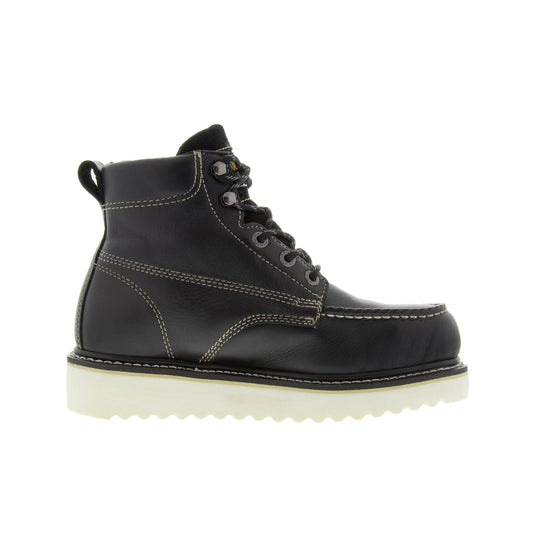 Wolverine Wedge Moc Steel Toe Black – Shoeteria