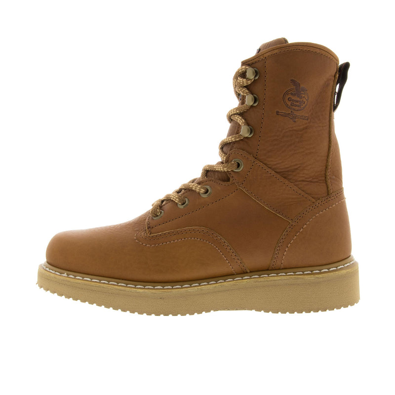 Load image into Gallery viewer, Georgia Boot Wedge 8 Inch Soft Toe Left Profile
