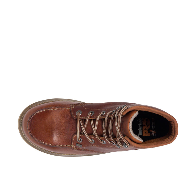 Load image into Gallery viewer, Timberland Pro 6 Inch Barstow Wedge Alloy Toe Top View
