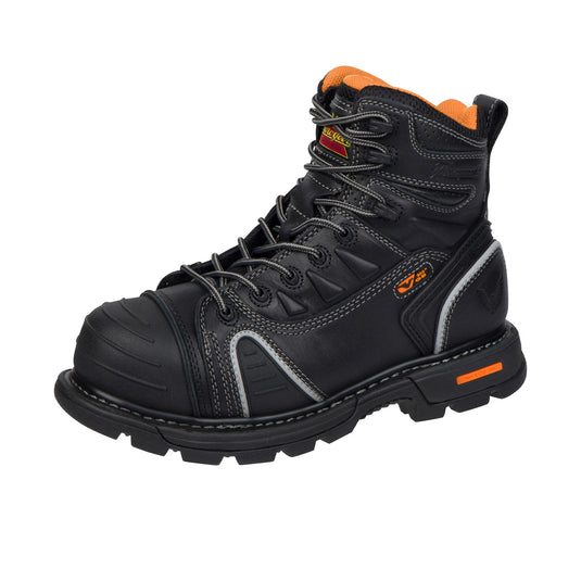 Thorogood Black Gen Flex 6 Inch ST Left Angle View