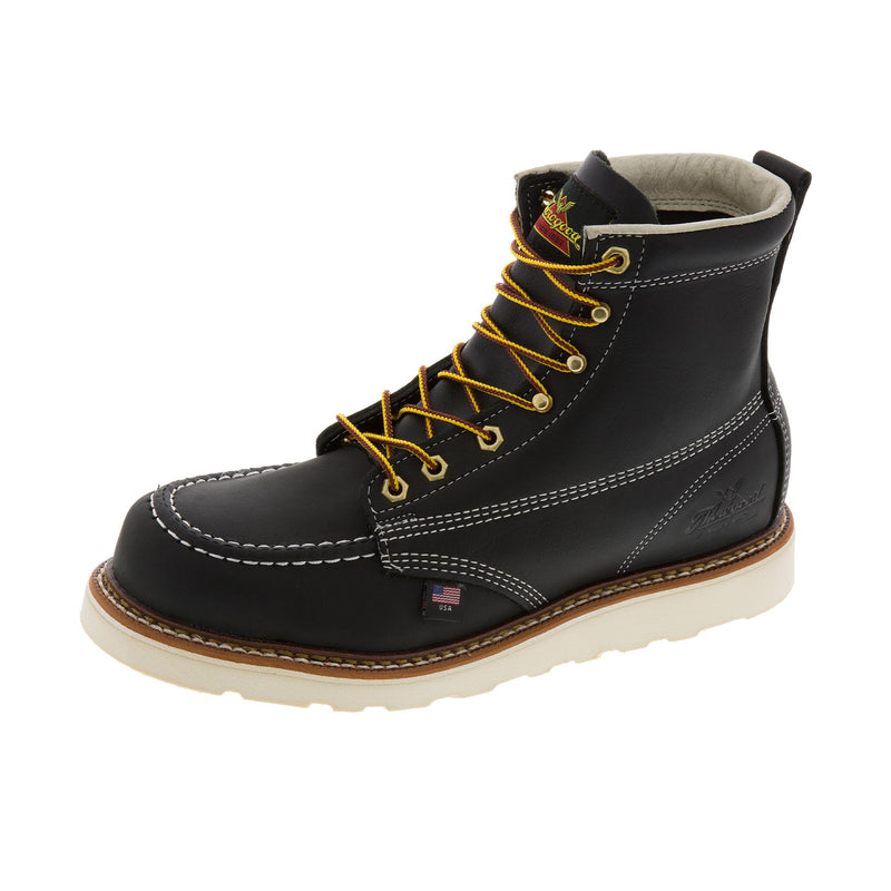 Load image into Gallery viewer, Thorogood American Heritage 6 Inch Moc Toe MAXWear Left Angle View
